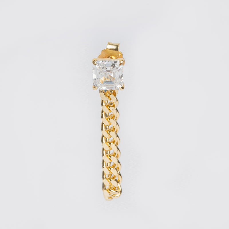 Chain Diamond Piercing