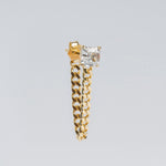 Chain Diamond Piercing