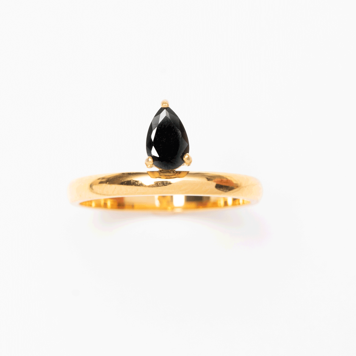Black Drop Ring