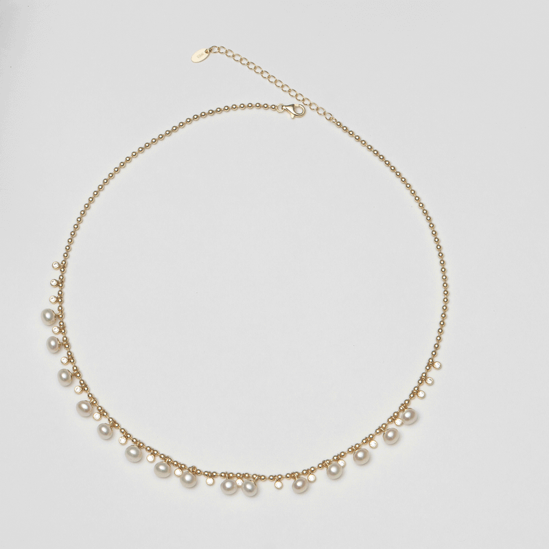 Dots & Pearl Necklace