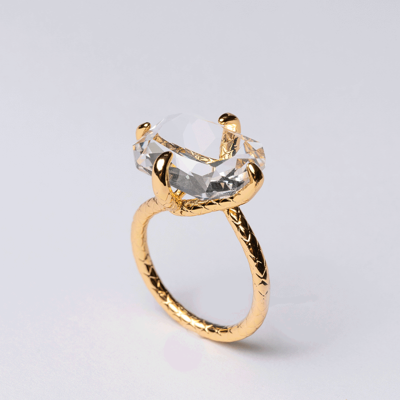 Bright Crystal Ring