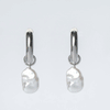 Baroque Pearl Hoops