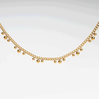 Golden Dots Necklace