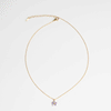Pansy Flower Necklace
