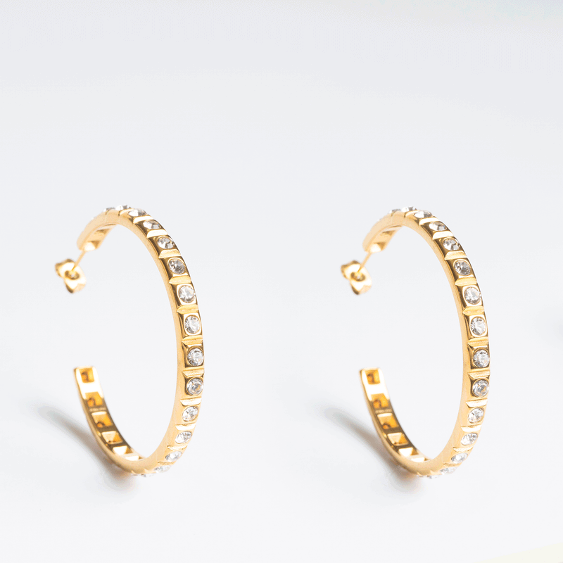 Gold Extra Large Hoops
