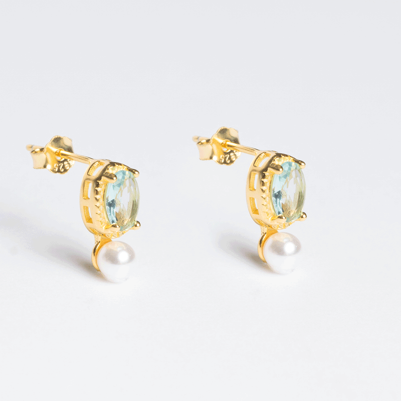 Shine Bright Pearl Stud
