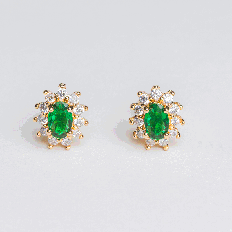 Aventurine Studs