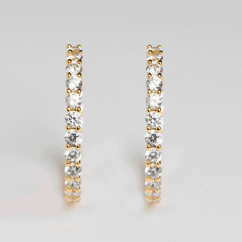 Sparkly Hoops