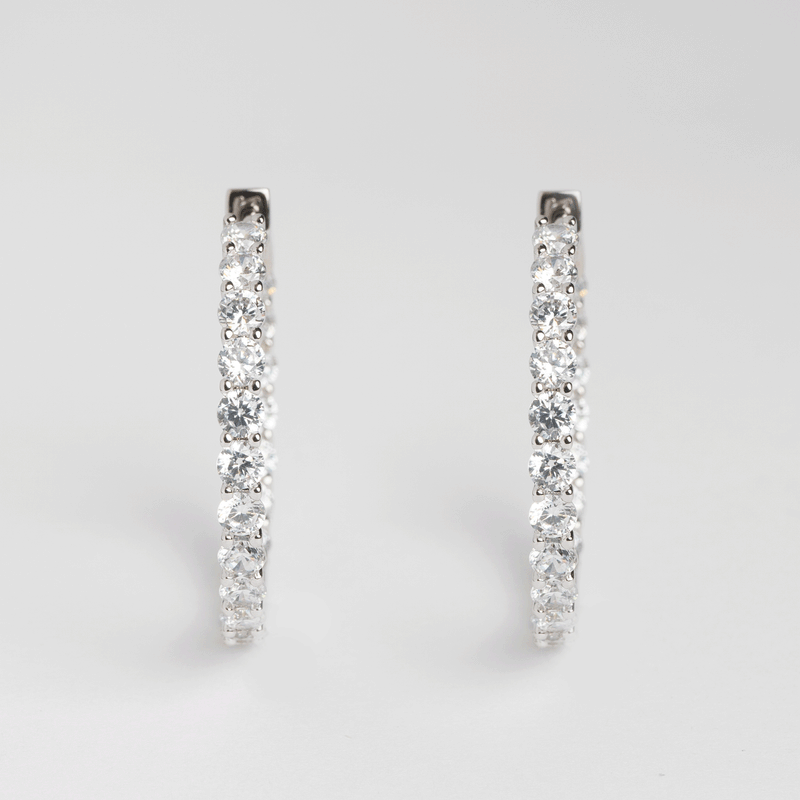 Sparkly Hoops
