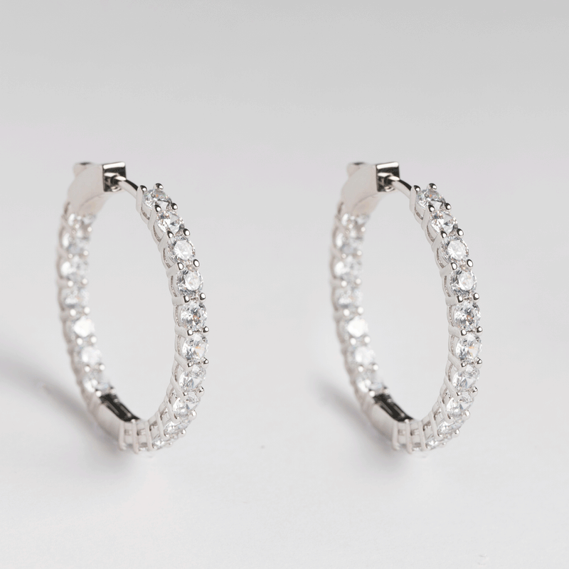Sparkly Hoops