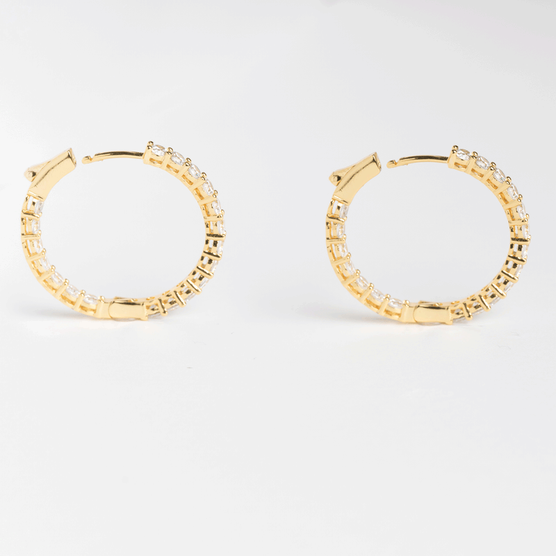 Sparkly Hoops