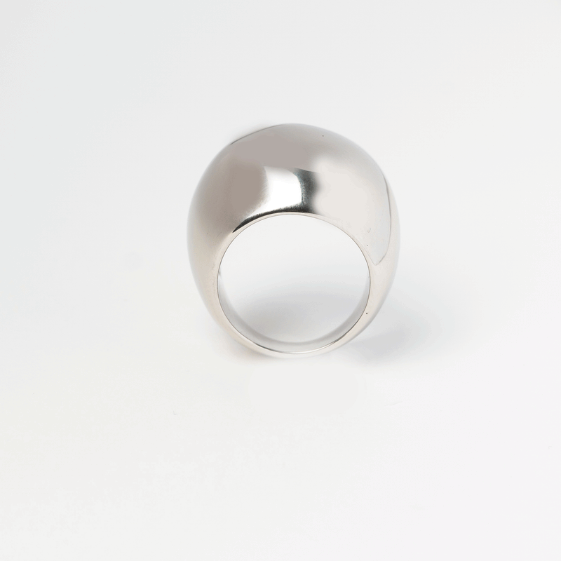 Silver Chunky Ring