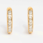 Crystal Gold Huggies