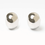 Arete plateado de acero inoxidable