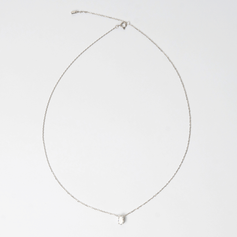 Collar de plata con zirconia 