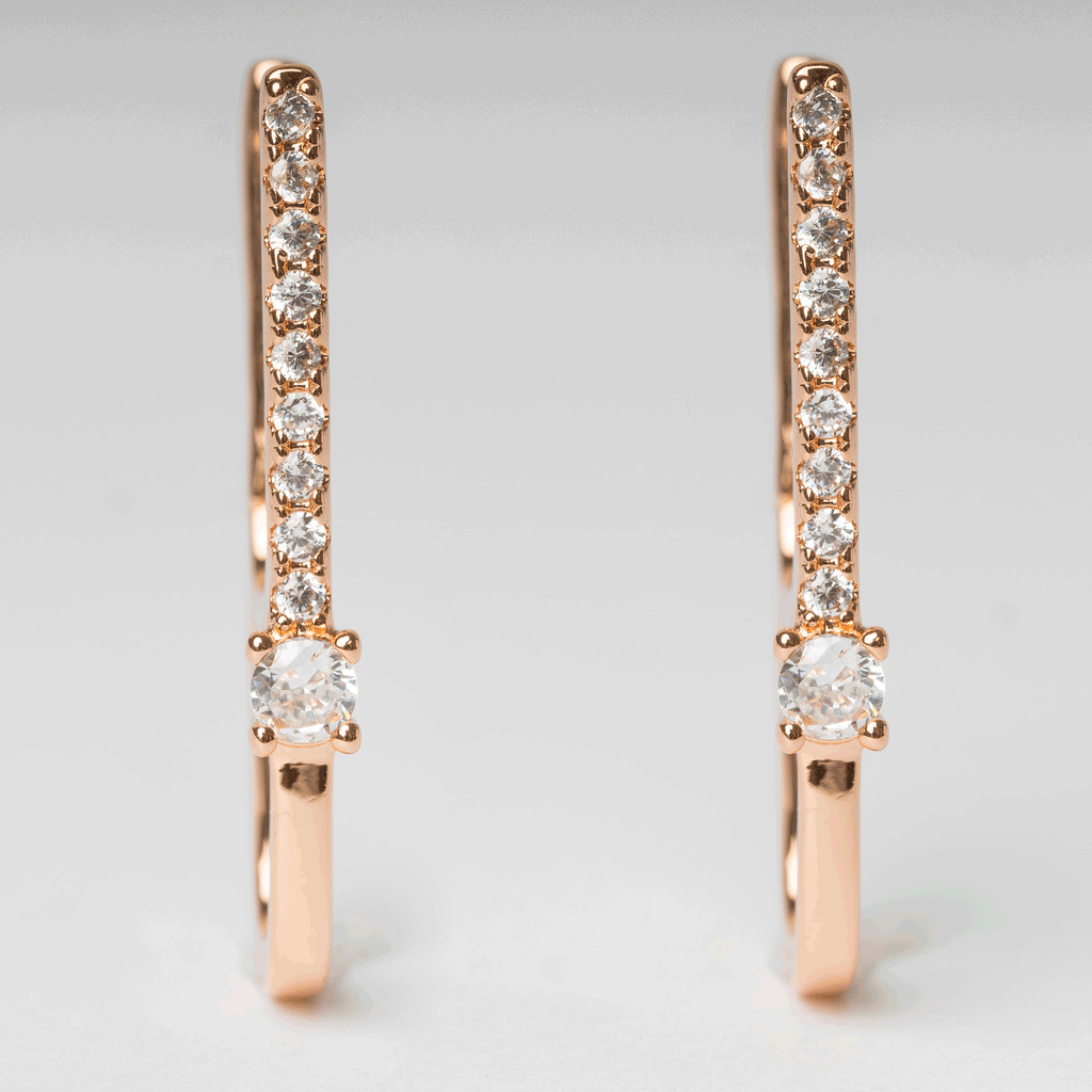 Aretes de acero inoxidable con zirconias