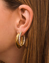 Sparkly Hoops