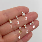 Aretes Oro 10k - Colección 4