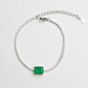 Pulsera Plateada de Plata 925 con zirconias 