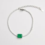 Pulsera Plateada de Plata 925 con zirconias 