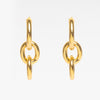 arracadas con cadenas en color dorado