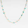 Collar de ojos en color blanco