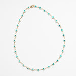 Collar de ojos en color blanco