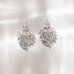 Aretes para Novias, Aretes de cristales de zirconias perfectos para bodas o noche de fiesta