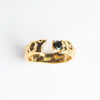 Anillo de Plata color dorado con acabado mate 