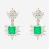 Fern Crystal Earrings