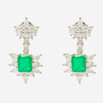 Fern Crystal Earrings
