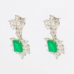 Fern Crystal Earrings
