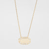 Collar de Plata en color dorado con incrustaciones de Zirconias