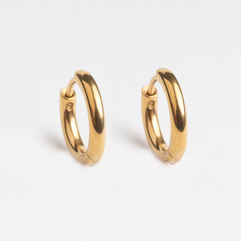 Plain Gloss Hoops