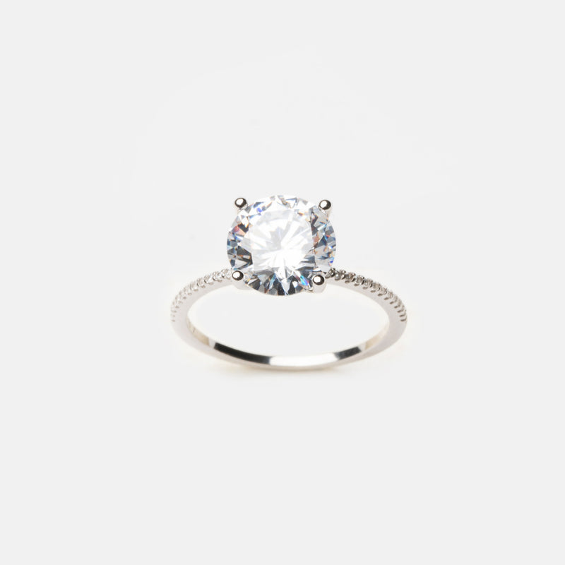 Anillo de Plata con Zirconias