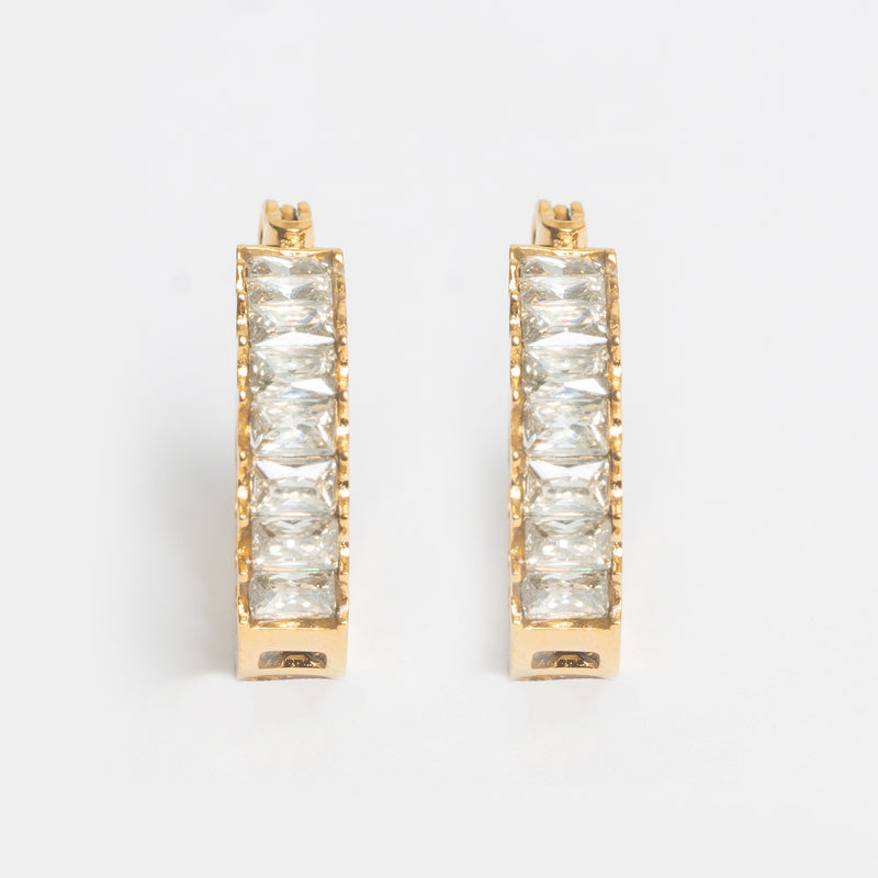Alice Crystal Hoops