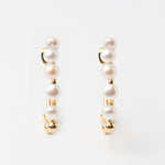 Arlem Pearls Hoops