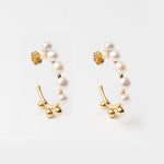 Arlem Pearls Hoops