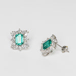 Celine Green Studs