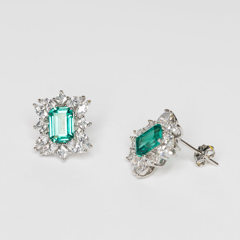 Celine Green Studs