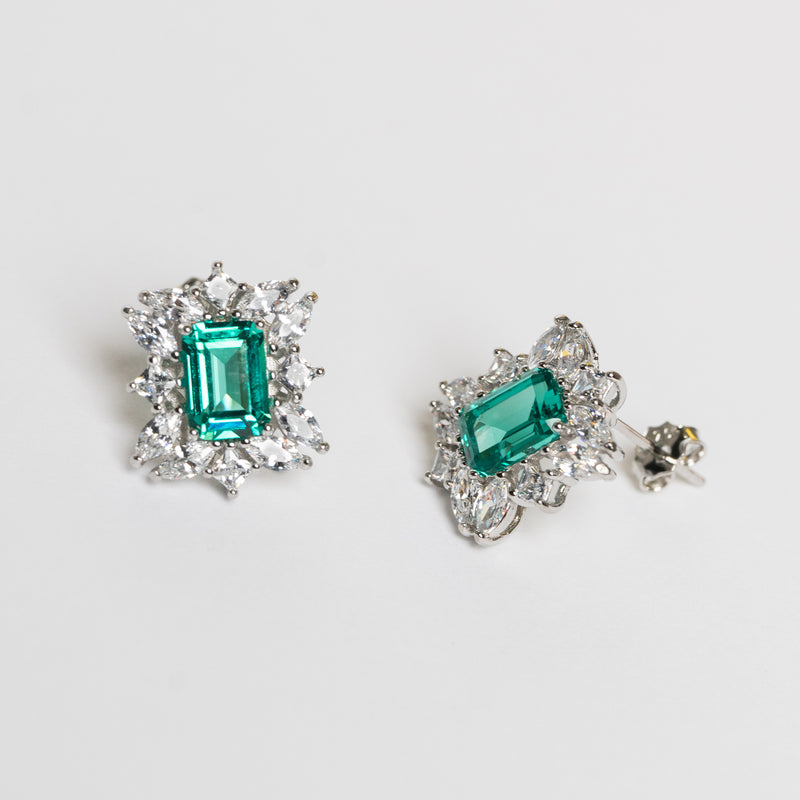 Celine Green Studs
