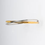 pulsera rígida con doble tonalidad